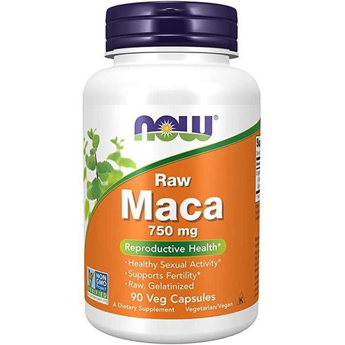 Vitaminas now maca 750mg 90 cápsulas