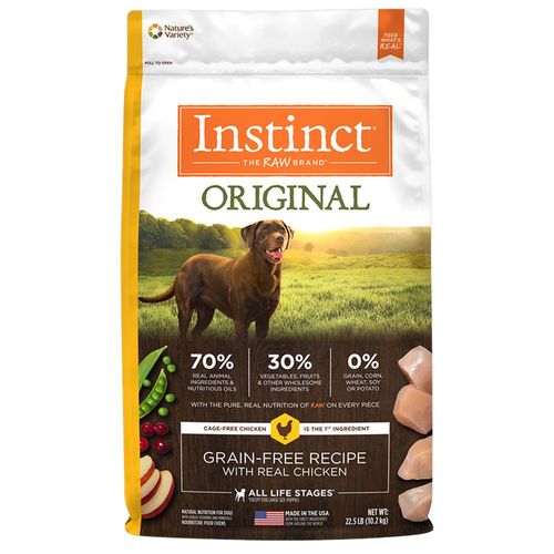 Croquetas para perro instinct pollo 10.2 kg