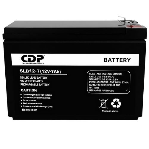 Bateria de remplazo ups cdp slb-12/7 compatible con no break
