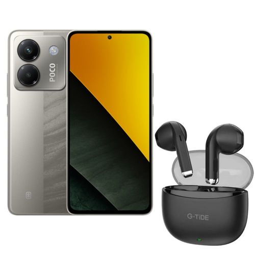 Xiaomi POCO M7 Pro 5G 8GB RAM 256GB ROM Verde con Audífonos Bluetooth G TIDE L21 NEGRO