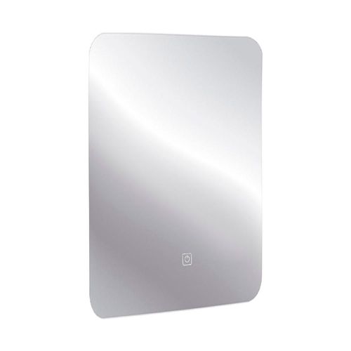 Espejo kit para baño con luz led rectangular sistema touch cafe