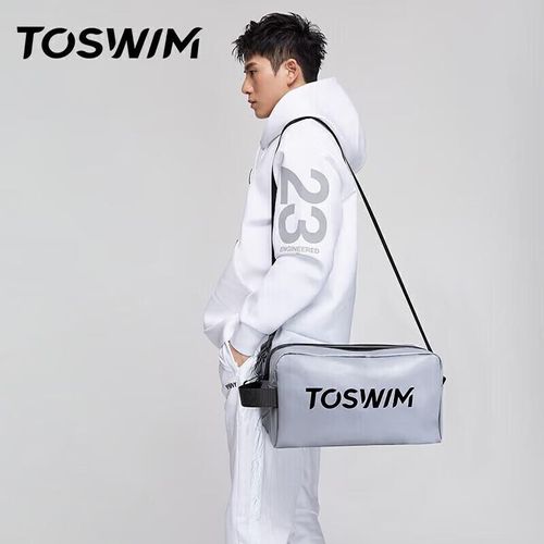 Bolso De Natación Toswim Pioneer Impermeable Gris Unisex