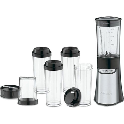 Licuadora con vasos portatil cuisinart cpb-300 acero inox
