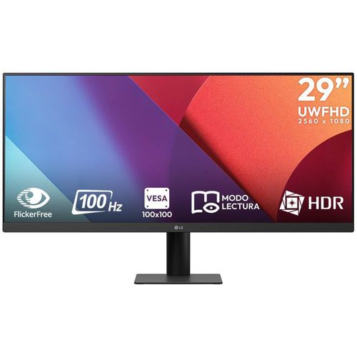 Monitor 29 lg ultrawide 5ms 100hz ips uwfhd hdmi displayport
