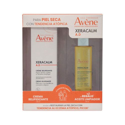 Avene Kit-Xeracalm AD crema 200ml y Aceite limpiador 100ml.