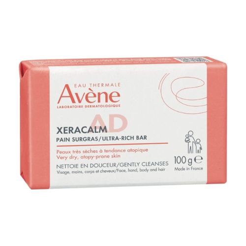 Avene XeraCalm A.D Barra Limpiadora Suave Relipidizante 100 g