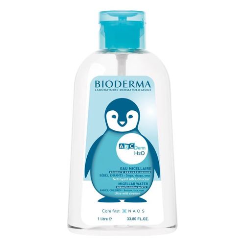 Bioderma ABCDerm H2O Agua Micelar para bebés y piel sensible 1000 ml
