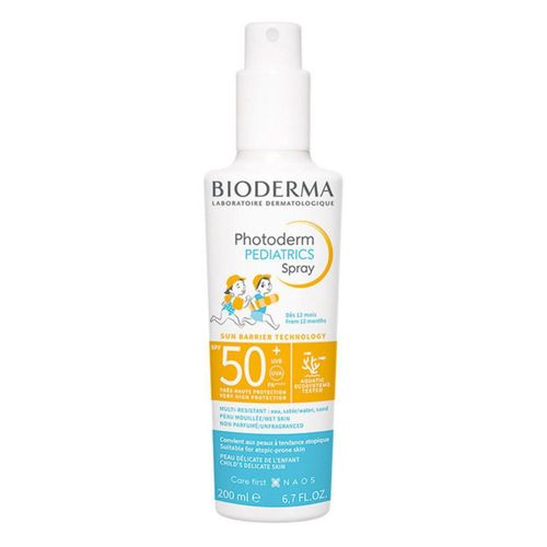 Bioderma Photoderm Pediatrics Spray protector solar para niños FPS50 200 ml