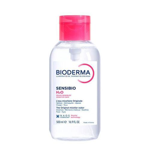 Bioderma Sensibio H2O Agua micelar desmaquillante y calmante edición bomba inversa 500 ml