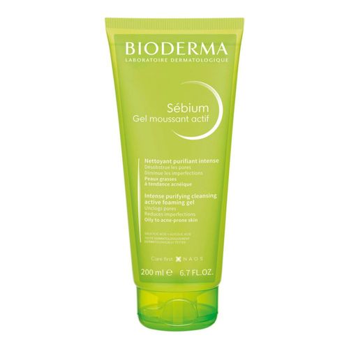 Bioderma Sébium Gel Moussant Actif Limpiador activo anti-acné 200 ml