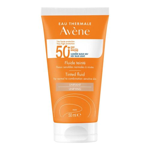 Avene Protector Solar FPS50 fluido con color 50 ml