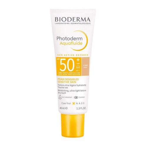 Bioderma Photoderm Aquafluide protector solar con color claro SPF50 40 ml