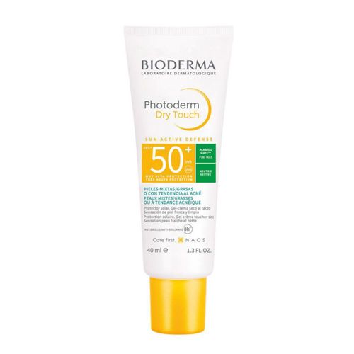 Bioderma Photoderm Dry Touch FPS50 Protector solar facial neutro para piel mixta o grasa 40 ml