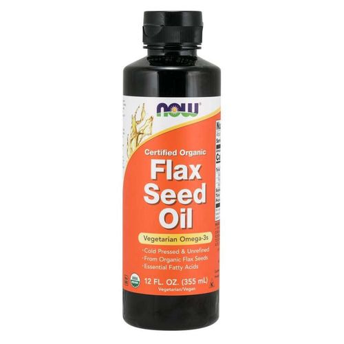 Aceite de linaza now flaxseed oil 355 ml