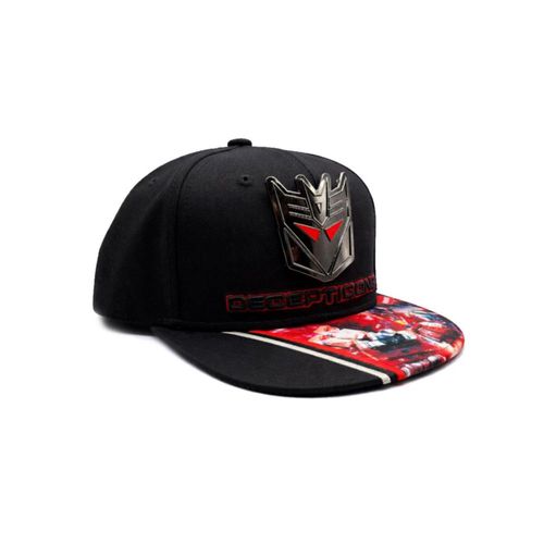 Transformers Gorra Decepticon Iron Placa Snapback Hombre Ajustable Visera Plana