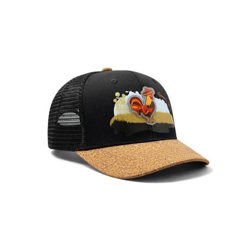 KNITE Gorra Farmer Gallo cafe Trucker Hombre Ajustable Estilo Palenque Rancho