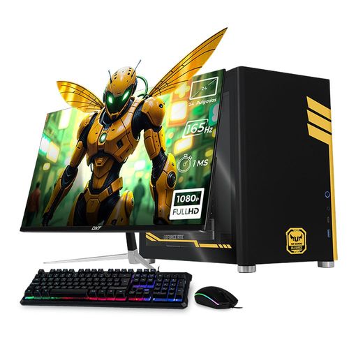 Xtreme pc asus tuf rtx 5060 ryzen 5 16gb ssd 1tb monitor 24