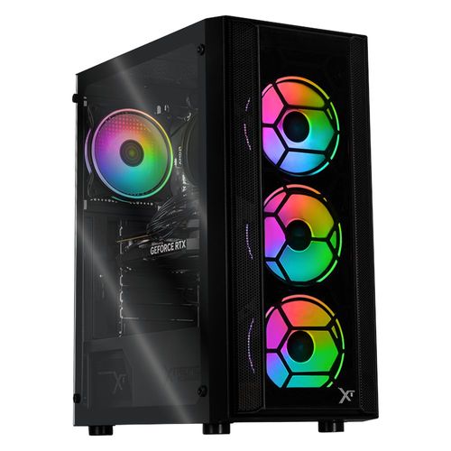 Xtreme pc gaming rtx 5060 ryzen 5 32gb ssd 1tb wifi black
