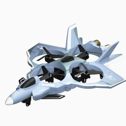 Avión de combate de espuma controlado a distancia, 2.4G, inalámbrico, juguete volador, puede lanzar misiles, dron.HOGAWAY