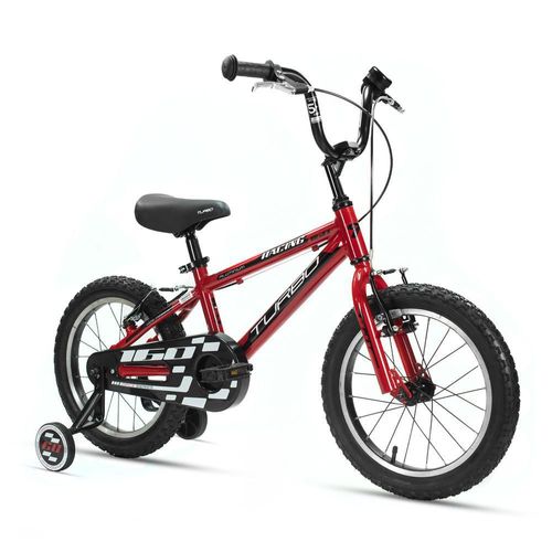 Bicicleta infantil r16 racing para niño de aluminio turbo