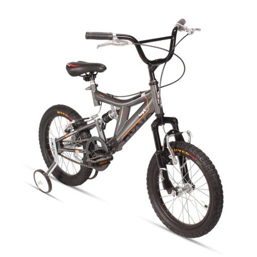 Bicicleta infantil r16 doble suspension 1 velocidad ryno