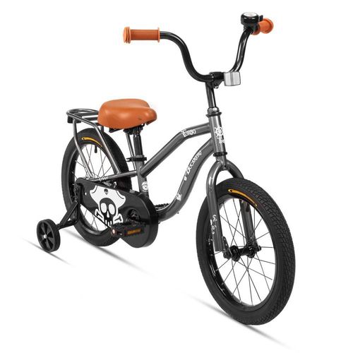 Bicicleta infantil r16 retro bucanero 1 velocidad gris turbo