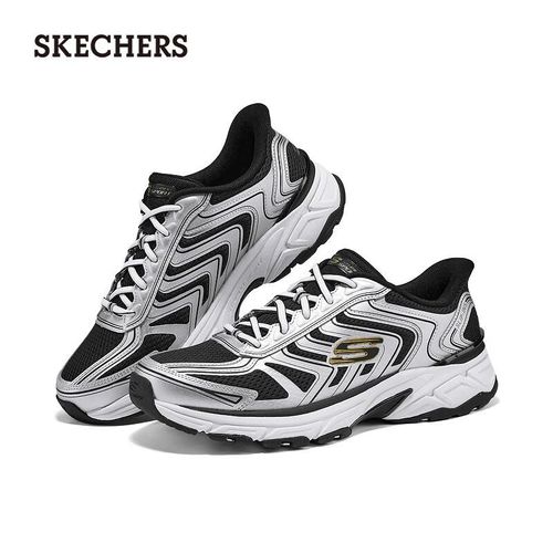 Tenis Deportivo Skechers Plateado para hombre