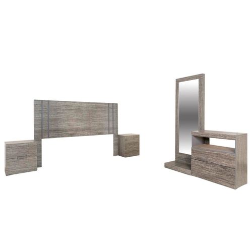 Recamara Suiza 5 Piezas - Gris