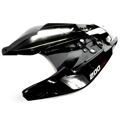 Cubierta trasera pulsar 200 negra