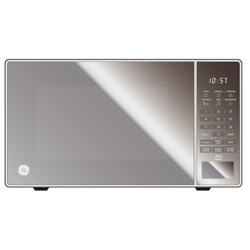 Horno de Microondas General Electric JES14W 1.4 Pies Cúbicos Blanco Espejo