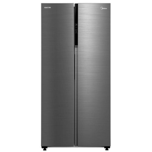 Refrigerador Midea 17 Pies Side By Side MDRS619FGM46 Plateado
