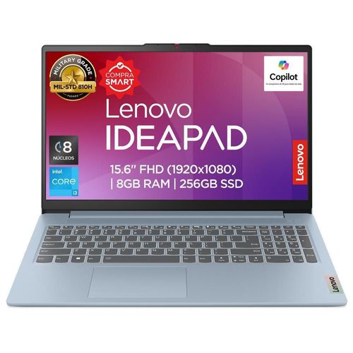 Laptop Lenovo Ideapad Slim 3 15IAN8 15.6" FHD Intel Core i3-N305 8GB RAM 256GB SSD