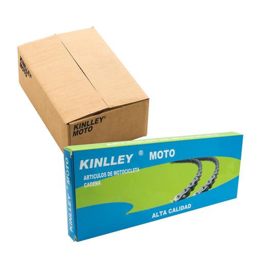Caja cadena para moto 428x136l 25pz std kinlley