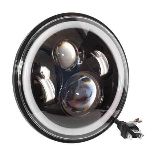 Faro led universal para motocicleta 7 pulgadas 12v 12w kinlley