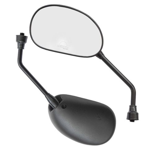 Juego espejos retrovisores ovalados 10mm moto universal