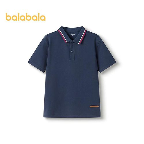 Playera Polo Balabala Azul Para Niño