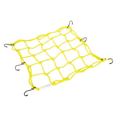 Red malla moto bicicleta parrilla bulto gancho verde 40x40cm