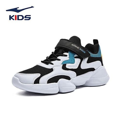 Tenis Erke Para Correr Negro/Blanco Para Niño