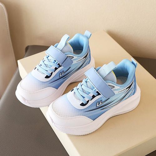 Tenis Warrior Wz-B155Mj Azul Lago Y Blanco Para Niño