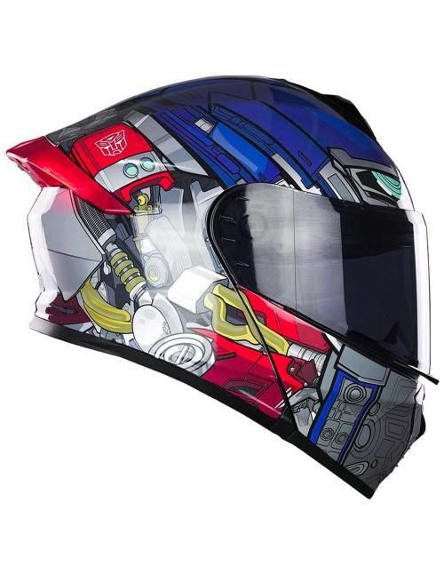 Casco Abatible Kov Transformers Optimus Prime DOT