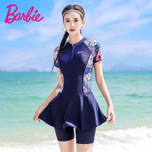 Traje de baño Barbie de una pieza con control de abdomen para mujer