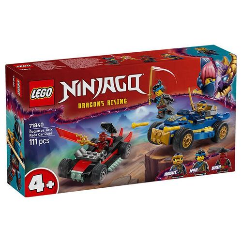Set de Bloques LEGO Ninjago 71840 coche de carreras Blackened Jay y Drix