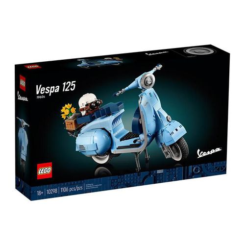 Set de Bloques LEGO 10298 Motocicleta Vespa 125