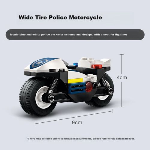 Set de Bloques LEGO City 60455 Persecución policial en motocicleta