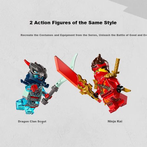 Set de Bloques LEGO 71838 Persecución en moto de Kai