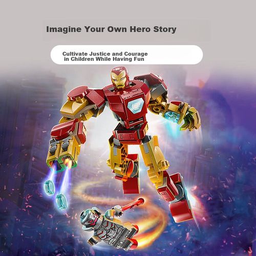 Set de Set de Bloques LEGO 76307 Mech de batalla Iron Man