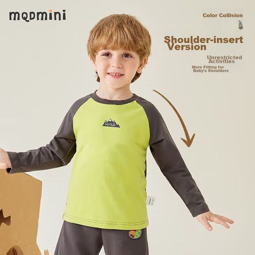 Playera Manga Larga Mqdmini Multicolor Para Niño