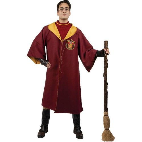 REV Disfraz Quidditch Gryffindor Original de Película de Harry Potter, Disfraces de Magos y Ideal para Halloween y Fiestas de Disfraces