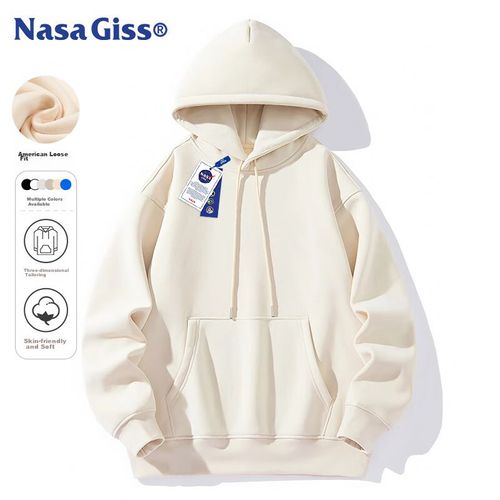 NASA GISS Sudadera Cuello Redondo Albaricoque Para Hombre