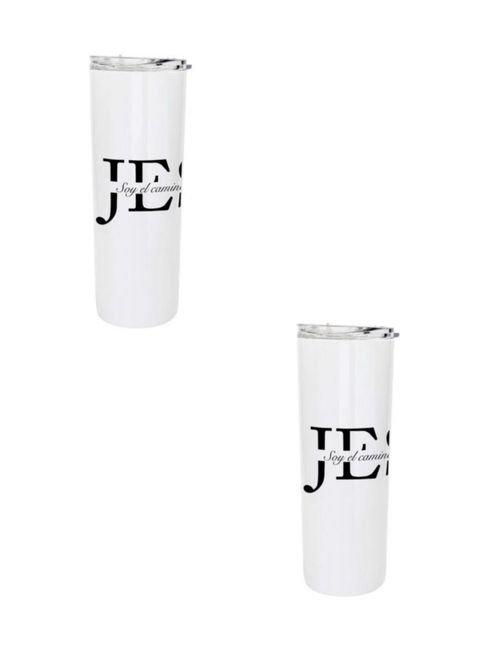 Duo de termos 591 ml. diseño divertido Jesus, soy el camino la verdad y la vida regalo original